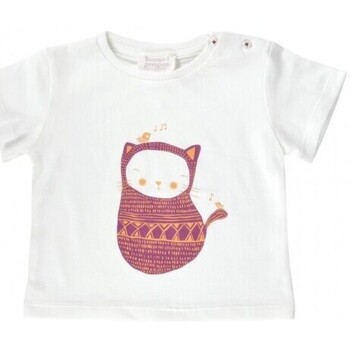textil Niños Tops y Camisetas Bonnet À Pompon 1428520-594 Blanco