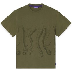 textil Hombre Tops y Camisetas Octopus Outline Tee Verde