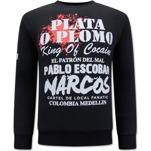 textil Hombre Sudaderas Local Fanatic El Patron Jersey Pablo Escobar Negro