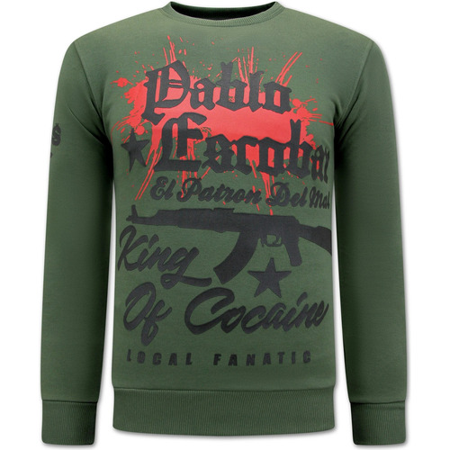 textil Hombre Sudaderas Local Fanatic The King Of Cocaine Jersey Hombre Verde