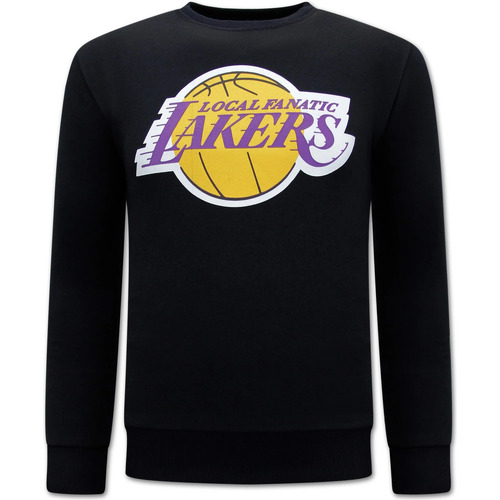 textil Hombre Sudaderas Local Fanatic Sudadera Estampado De Los Lakers Negro