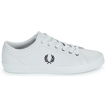 Fred Perry BASELINE LEATHER Blanco / Marino