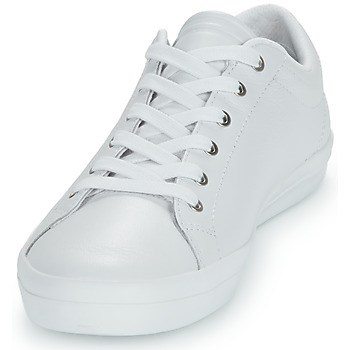 Fred Perry BASELINE LEATHER Blanco / Marino