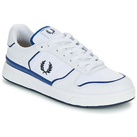 Zapatos Hombre Zapatillas bajas Fred Perry B300 Leather / Mesh Blanco / Azul