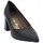 Zapatos Mujer Botas Patricia Miller zapato salon piel con tacon 5 cm fabricado en españa Negro