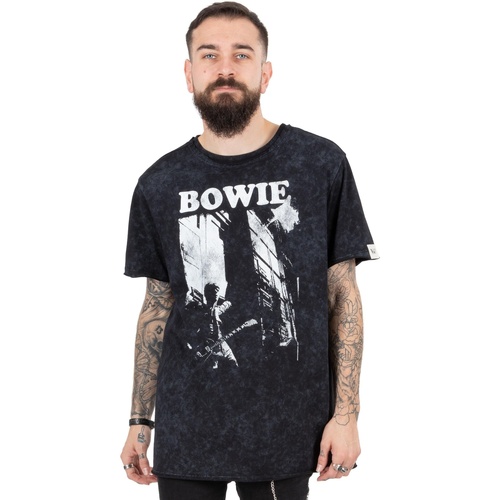 textil Camisetas manga larga David Bowie NS7206 Negro