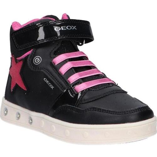 Zapatos Niña Deportivas Moda Geox J268WA 05402 J SKYLIN GIRL Negro