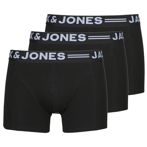 Ropa interior Hombre Boxer Jack & Jones SENSE TRUNKS 3-PACK Negro