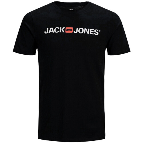 textil Niño Camisetas manga corta Jack & Jones  Negro
