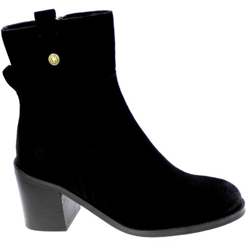 Zapatos Mujer Botines Carmela Stivaletto Tronchetto Donna Nero 16093701 Negro
