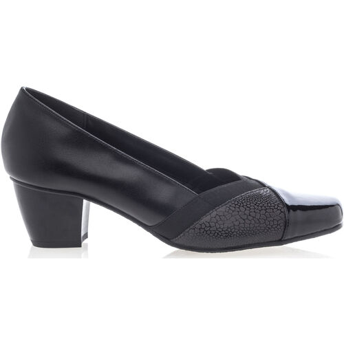 Zapatos Mujer Derbie Ashby Zapatos confort Mujer Negro Negro