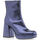 Zapatos Mujer Botines Vinyl Shoes Botas / botines Mujer Azul Azul
