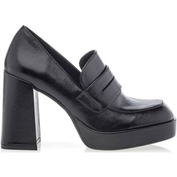 Zapatos Mujer Mocasín Vinyl Shoes Mocasines/ zapatos barco Mujer Negro Negro