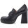 Zapatos Mujer Mocasín Vinyl Shoes Mocasines/ zapatos barco Mujer Negro Negro