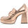 Zapatos Mujer Mocasín Vinyl Shoes Mocasines/ zapatos barco Mujer Amarillo Marrón