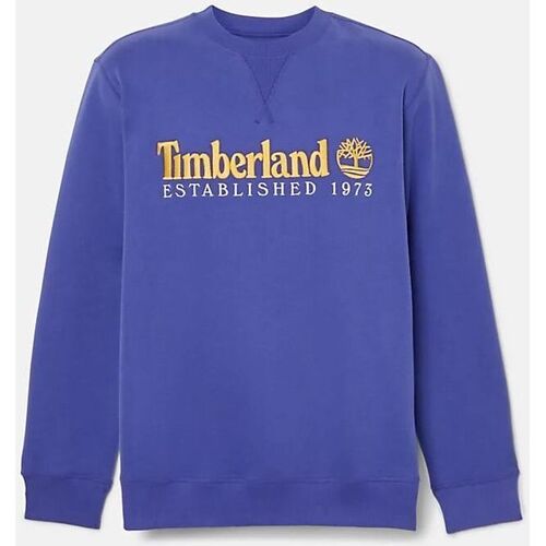 textil Hombre Sudaderas Timberland TB0A65DD LS EST. 1973 CREW BB SWEATSHIRT-ED5 B CLEM BLU Azul