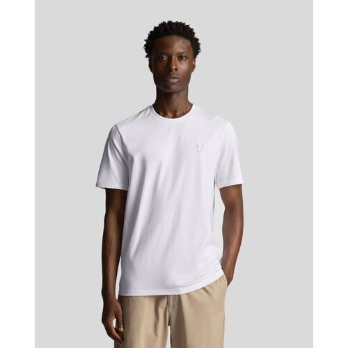textil Hombre Tops y Camisetas Lyle & Scott TS400TON-626 WHITE Blanco