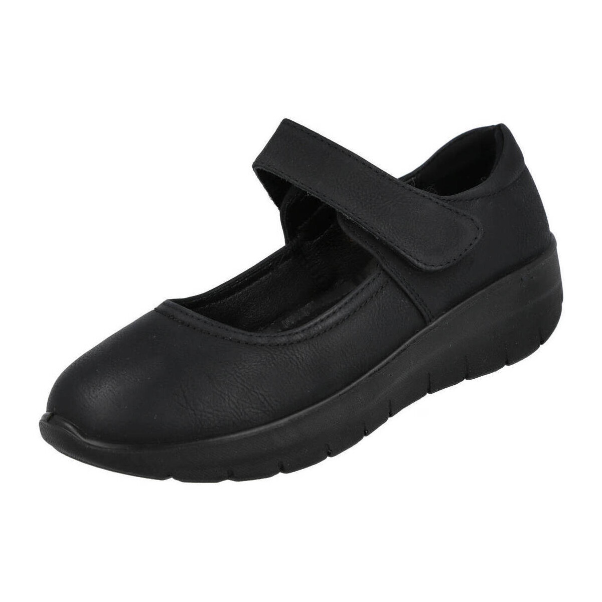 Zapatos Mujer Bailarinas-manoletinas L&R Shoes JMS210 Negro