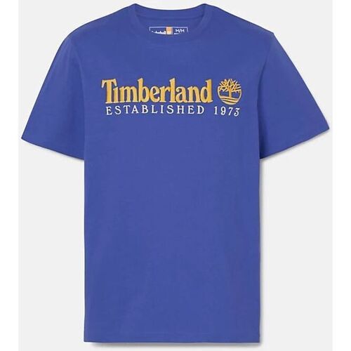 textil Hombre Tops y Camisetas Timberland TB0A6SE1 SS EST. 1973 CREW TEE-ED5 CLEMATIS BLUE Azul