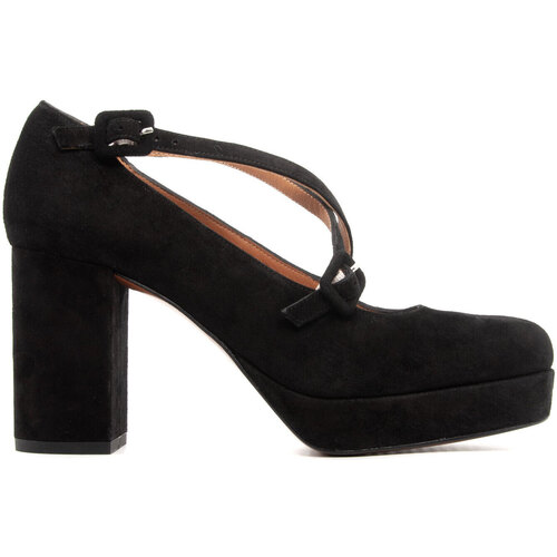 Zapatos Mujer Zapatos de tacón Audley 22395 PIATA SUEDE BLACK Negro