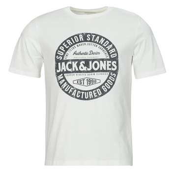 Jack & Jones JJEJEANS TEE SS O-NECK  23/24 Blanco
