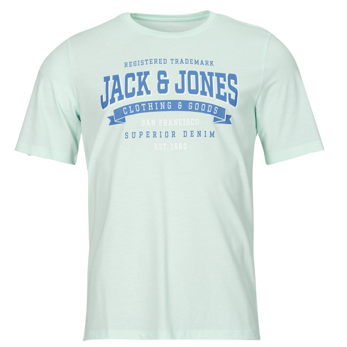textil Hombre Camisetas manga corta Jack & Jones JJELOGO TEE SS O-NECK 2 COL SS24 SN Azul