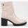 Zapatos Mujer Botines Isteria 23262 Beige