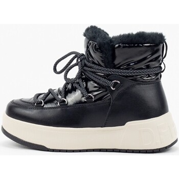 Zapatos Mujer Botas D.Franklin Botines  Court Bomb Med negro Negro