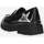Zapatos Mocasín Café Noir C2260-BLACKSILVER Negro