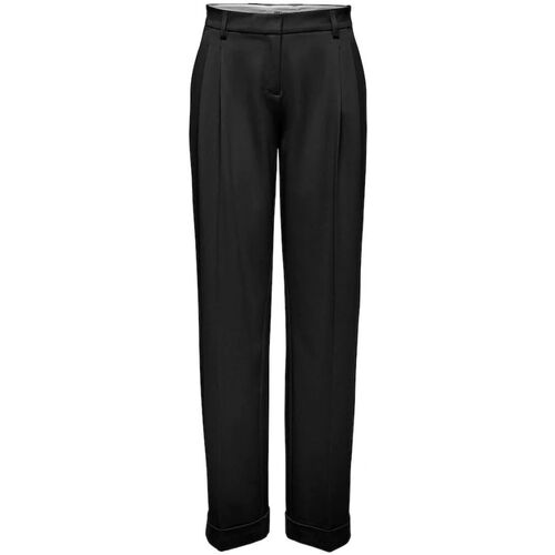 textil Mujer Pantalones Only 15300647 ONLSULAJAMA-BLACK Negro