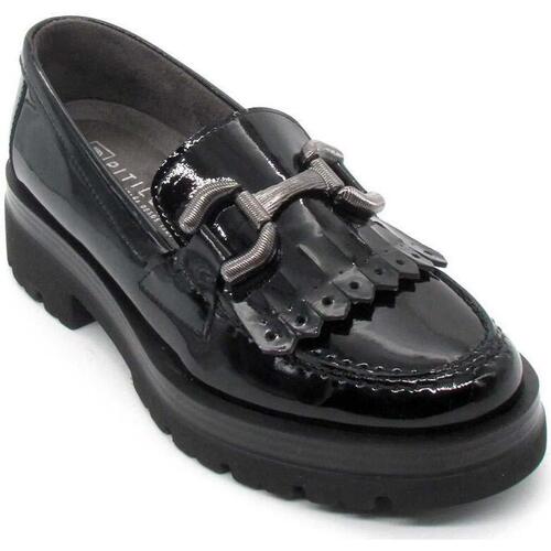 Zapatos Mujer Mocasín Pitillos 5360 Negro