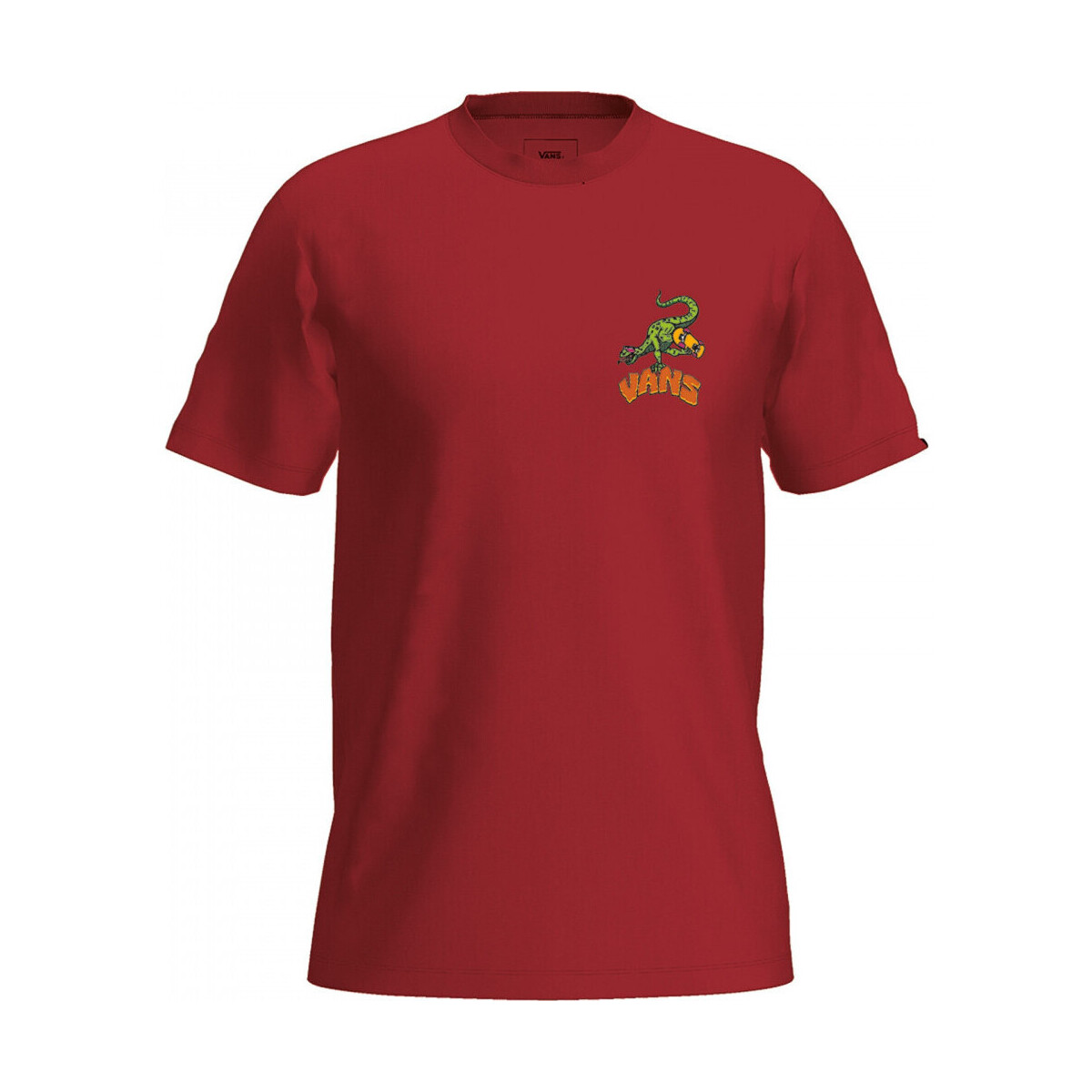 textil Niños Tops y Camisetas Vans Dino egg plant ss Rojo