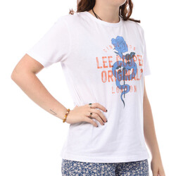 textil Mujer Tops y Camisetas Lee Cooper  Blanco