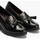 Zapatos Mujer Zapatos de tacón Pitillos MOCASIN CON BORLAS DE MUJER COLOR NEGRO Negro