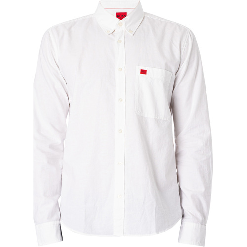 textil Hombre Camisas manga larga BOSS Camisa EVITO Slim Blanco
