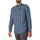 textil Hombre Camisas manga larga Superdry Camisa De Leñador De Algodón Azul