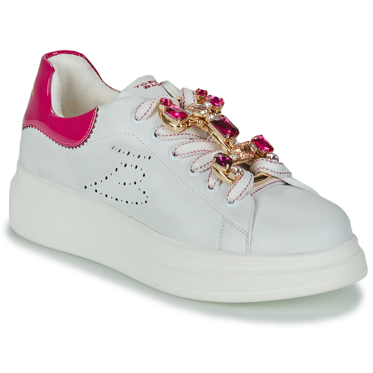 Zapatos Mujer Zapatillas bajas Tosca Blu GLAMOUR Blanco / Rosa