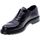 Zapatos Hombre Derbie & Richelieu Exton All.bassa Francesina Uomo Nero 9823 Negro