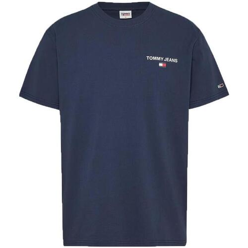 textil Hombre Camisetas manga corta Tommy Jeans DM0DM17712-C87 Azul
