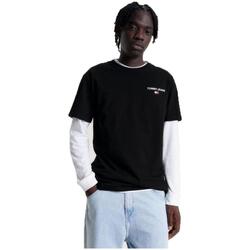 textil Hombre Camisetas manga corta Tommy Jeans DM0DM17712-BDS Negro
