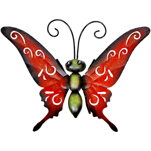 Casa Figuras decorativas Signes Grimalt Adornor Pared Mariposa Rojo