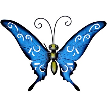 Casa Figuras decorativas Signes Grimalt Adornor Pared Mariposa Azul