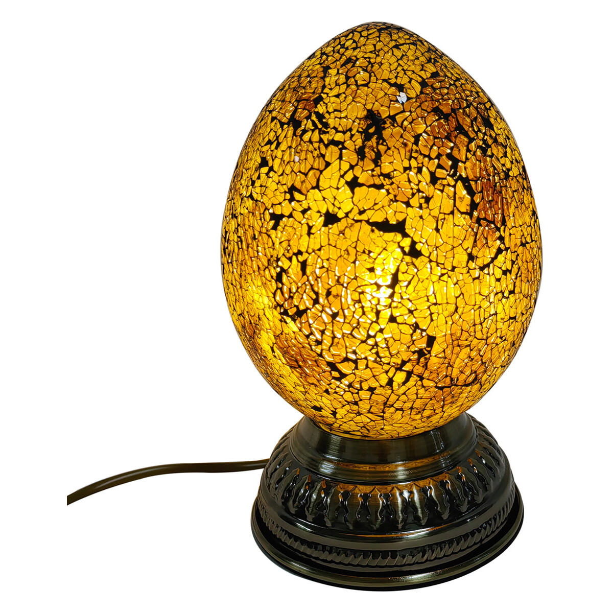Casa Lámparas de mesa Signes Grimalt Lámpara huevo sobremesa Amarillo