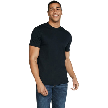 textil Hombre Camisetas manga larga Anvil Softstyle Negro