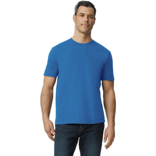 textil Hombre Camisetas manga larga Anvil Softstyle Azul