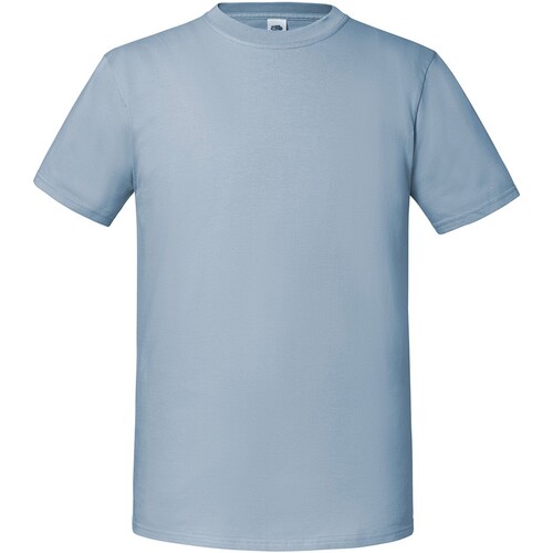 textil Hombre Camisetas manga larga Fruit Of The Loom 61422 Azul