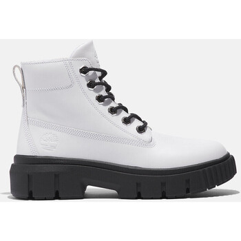 Zapatos Mujer Botines Timberland Grey mid lace boot Blanco