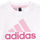 textil Niña Conjuntos chándal Adidas Sportswear LK BL CO T SET Rosa / Blanco