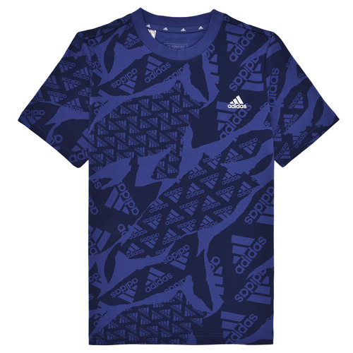 textil Niño Camisetas manga corta Adidas Sportswear J CAMLOG T Azul