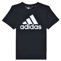 textil Niños Camisetas manga corta Adidas Sportswear LK BL CO TEE Negro / Blanco
